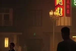 科幻电影量子午后的实验室光影画面